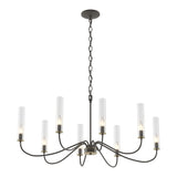Grace 8-Arm Chandelier in Dark Smoke by Hubbardton Forge