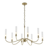 Grace 8-Arm Chandelier in Modern Brass by Hubbardton Forge