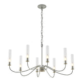 Grace 8-Arm Chandelier in Sterling by Hubbardton Forge