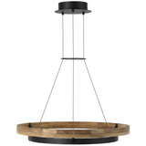 Grace Outdoor Chandelier 30 Inch By Visual Comfort Modern - Front View1