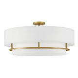 Graham Large Convertible Semi-flush Mount - Lacquered Brass - by Hinkley