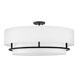 Graham Large Convertible Semi-flush Mount - Black - by Hinkley