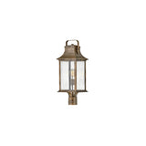 Grant Large Post Mount Lantern - Burnished Bronze - by Hinkley