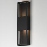 Grate Outdoor Wall Sconce Black Large By ET2 - With Light1
