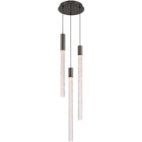 Gravina Multi Light Suspension 3 Lights Brushed Gun Metal By Lib&Co Main View 2