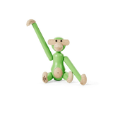Kay Bojesen Monkey, Mini, Light Green, H: 3.7" By Kay Bojesen