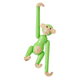 Kay Bojesen Monkey, Mini, Light Green, H: 3.7" By Kay Bojesen