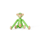 Kay Bojesen Monkey, Mini, Light Green, H: 3.7" By Kay Bojesen