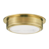 Greenport Flush Mount - 14 Inch - Aged Brass by Hudson Valley