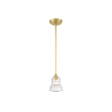Gregory Pendant 5'' Aged Brass