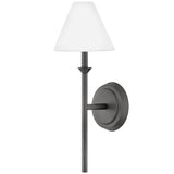 Greta Medium Sconce Blackened Brass By Hinkley
