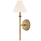 Greta Medium Sconce Heritage Brass By Hinkley - Side View