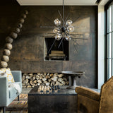 Griffin Starburst Pendant lifestyle view by Hubbardton Forge