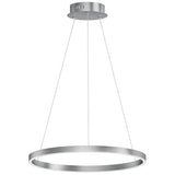 Groove 5CCT Pendant Light 24 Diameter Brushed Aluminium By ET2