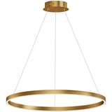 Groove 5CCT Pendant Light 32 Diameter Gold By ET2