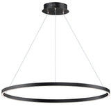 Groove 5CCT Pendant Light 40 Diameter Black By ET2