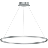 Groove 5CCT Pendant Light 40 Diameter Brushed Aluminium By ET2