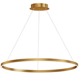 Groove 5CCT Pendant Light 40 Diameter Gold By ET2