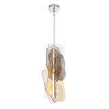 Grotto Pendant Light 36 Inch by Eurofase - glass shade detail