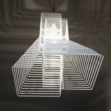 Grown Suspension By Zava Luce, Finish: Matte Pure White