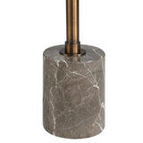 Gusle Floor Lamp Dark Antique Brushed Brass By Renwil Detailed View 1