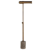 Gusle Floor Lamp Dark Antique Brushed Brass By Renwil Main View 3