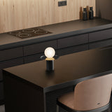 Guy Lantern By Koncept, Finish: Matte Black, Optional Cloting: Disc Collar