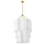 Gwen Three Tier Chandelier - Lacquered Brass