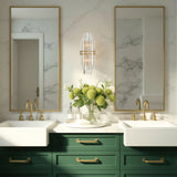 Hayes 7.5'' Aged Brass Sconce by Crystorama