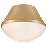 Haddie Flush Mount Lacquered BrassBy Lark Living - Front View 1