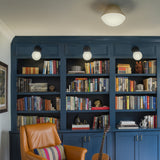Haddie Flush Mount Lacquered BrassBy Lark Living - Lifestyle View