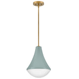 Haddie LED Pendant Light Sea Foam By Lark Living-Front View