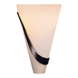Half Cone Wall Sconce, shown in Bronze, Left, by Hubbardton Forge