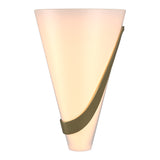 Half Cone Wall Sconce in Modern Brass, Right by Hubbardton Forge