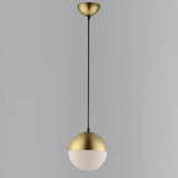 Half Moon LED Pendant by ET2 - Mini, Metallic Gold