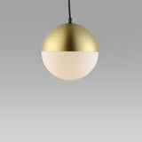 Half Moon LED Pendant by ET2 - Mini, Metallic Gold