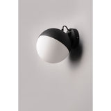 Half Moon LED Wall Sconce by ET2 - Black