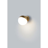Half Moon LED Wall Sconce by ET2 - Metallic Gold