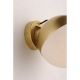 Half Moon LED Wall Sconce by ET2 - Metallic Gold