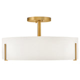 Halle Semi Flush Mount Lacquered Medium Brass By Hinkley 1