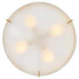 Halle Semi Flush Mount Lacquered Medium Brass By Hinkley Bottom View 1