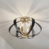 Cecil Ceiling Oval Semi Flush Light lifestyle 1