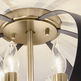 Cecil Ceiling Oval Semi Flush Light lifestyle 2