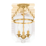 Hampton Semi Flush 251-AGB-C1 Hampton_Semi_Flush_Semi_Flush_Small_Clear_Aged_Brass_1.jpg