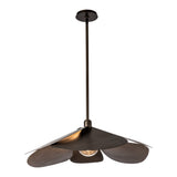 Hana Pendant Large, shown in Dark Smoke, by Hubbardton Forge