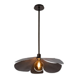 Hana Pendant Small, shown in Bronze, by Hubbardton Forge