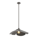 Hana Pendant Small in Dark Smoke by Hubbardton Forge