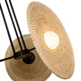 Harbour Pendant Light Urban Bronze Woven By Alora Detailed View