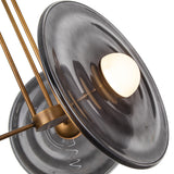 Harbour Pendant Light Vintage Brass Smoked By Alora Detailed View