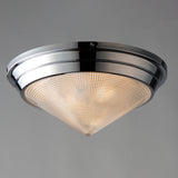 Hargreaves 3 Light Flush Mount Natural Polished Nickel With Lighting By Maxim Lighting